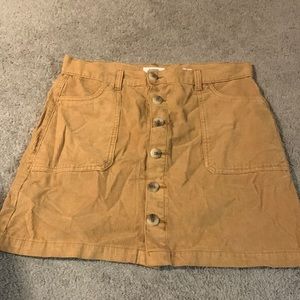 Kenzie jeans corduroy skirt